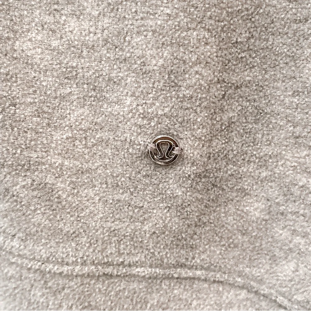 Lululemon Go Forward Fleece Pullover Heathered Core Light Gray Size 6 $108